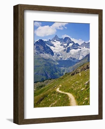 Mountain Route around the Matterhorn, Switzerland-Carlos Sánchez Pereyra-Framed Photographic Print