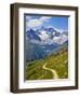 Mountain Route around the Matterhorn, Switzerland-Carlos Sánchez Pereyra-Framed Photographic Print