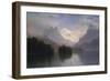 Mountain Scene, 1880-90-Albert Bierstadt-Framed Giclee Print