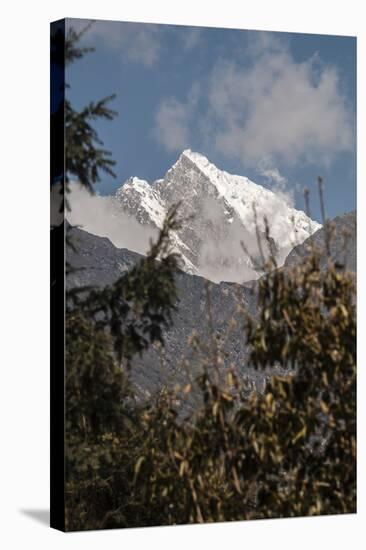 Mountain scene, Nepal.-Lee Klopfer-Stretched Canvas