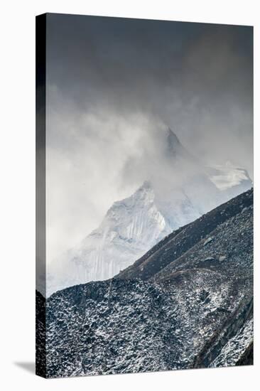 Mountain scene, Nepal.-Lee Klopfer-Stretched Canvas