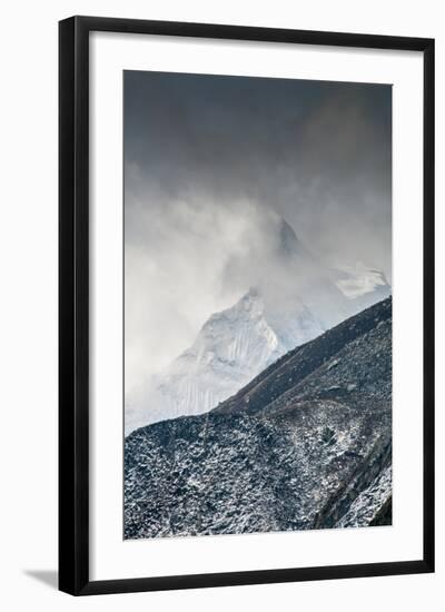 Mountain scene, Nepal.-Lee Klopfer-Framed Photographic Print