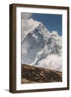 Mountain scene, Nepal.-Lee Klopfer-Framed Photographic Print