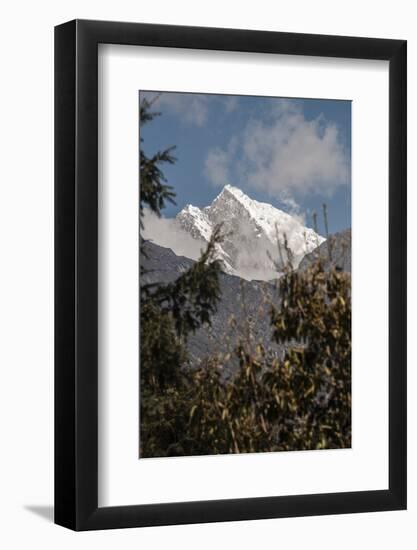 Mountain scene, Nepal.-Lee Klopfer-Framed Photographic Print