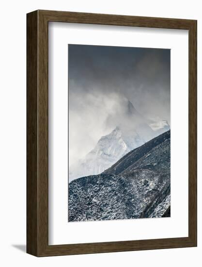 Mountain scene, Nepal.-Lee Klopfer-Framed Photographic Print