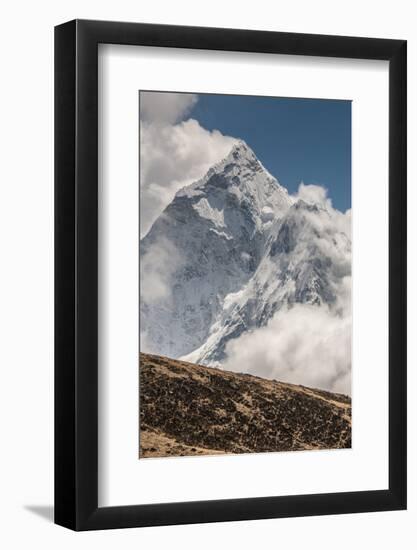 Mountain scene, Nepal.-Lee Klopfer-Framed Photographic Print