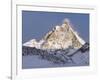 Mountain Scenery and Monte Cervino (The Matterhorn), Cervinia, Valle D'Aosta, Italian Alps-Christian Kober-Framed Photographic Print