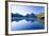 Mountain Scenery Dove Lake in Front of Massive-null-Framed Photographic Print