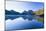 Mountain Scenery Dove Lake in Front of Massive-null-Mounted Photographic Print