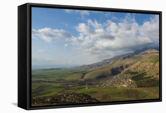 Mountain Scenery in Ahmedawa on the Border of Iran, Iraq, Kurdistan-Michael Runkel-Framed Stretched Canvas