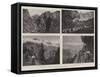 Mountain Scenery in the Bernese Oberland, the Gemini Pass-null-Framed Stretched Canvas