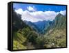 Mountain Scenery, Madeira, Portugal, Europe-Michael Runkel-Framed Stretched Canvas