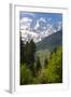 Mountain Scenery of Svanetia with Mount Ushba in the Background, Georgia-Michael Runkel-Framed Photographic Print