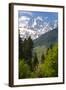 Mountain Scenery of Svanetia with Mount Ushba in the Background, Georgia-Michael Runkel-Framed Photographic Print