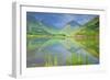 Mountain Scenery Reflection of Buachaille Etive-null-Framed Photographic Print