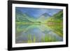 Mountain Scenery Reflection of Buachaille Etive-null-Framed Photographic Print