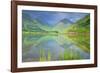 Mountain Scenery Reflection of Buachaille Etive-null-Framed Photographic Print