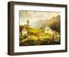 Mountain Scenery-Giovanni Segantini-Framed Giclee Print