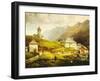 Mountain Scenery-Giovanni Segantini-Framed Giclee Print