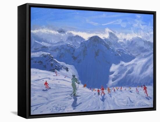 Mountain Shadow, 2009-Andrew Macara-Framed Stretched Canvas