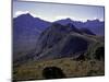 Mountain Silhouette, Madagascar-Michael Brown-Mounted Photographic Print