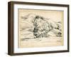 Mountain Sketch II-Jennifer Parker-Framed Art Print