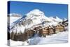 Mountain Ski Resort with Snow in Winter, Val-D'isere, Alps, France-haveseen-Stretched Canvas