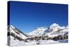 Mountain Ski Resort with Snow in Winter, Val-D'isere, Alps, France-haveseen-Stretched Canvas