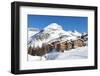 Mountain Ski Resort with Snow in Winter, Val-D'isere, Alps, France-haveseen-Framed Photographic Print