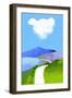 Mountain skyline-Hiroyuki Izutsu-Framed Giclee Print