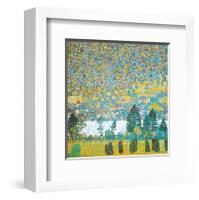 Mountain Slope at Unterach-Gustav Klimt-Framed Art Print