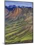 Mountain Slopes, Landmannalaugar, Fjallabak Nature Reserve, Central Iceland-Michele Falzone-Mounted Photographic Print