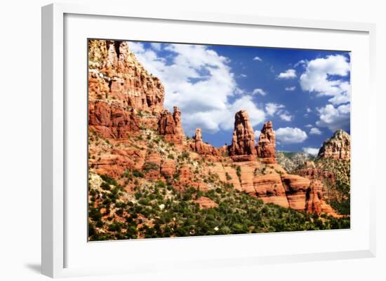 Mountain Steeples-Alan Hausenflock-Framed Photographic Print