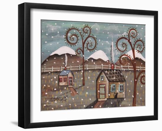 Mountain Storm 1-Karla Gerard-Framed Giclee Print