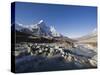 Mountain Stream and Ama Dablam, 6812M, Sagarmatha National Park, Himalayas-Christian Kober-Stretched Canvas