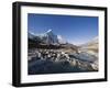 Mountain Stream and Ama Dablam, 6812M, Sagarmatha National Park, Himalayas-Christian Kober-Framed Photographic Print