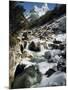 Mountain Stream and Peaks Beyond, Himalayas, Nepal-David Beatty-Mounted Photographic Print
