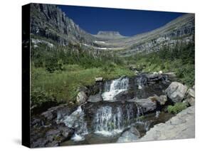 Mountain Stream Beside Going to the Sun Road, Near Logan Pass, Glacier National Park, Montana, USA-Pottage Julian-Stretched Canvas