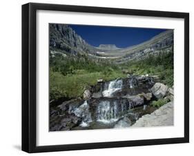 Mountain Stream Beside Going to the Sun Road, Near Logan Pass, Glacier National Park, Montana, USA-Pottage Julian-Framed Photographic Print