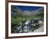 Mountain Stream Beside Going to the Sun Road, Near Logan Pass, Glacier National Park, Montana, USA-Pottage Julian-Framed Photographic Print