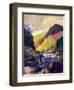 "Mountain Stream Fishing,"May 1, 1938-Q. Marks-Framed Giclee Print