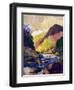 "Mountain Stream Fishing,"May 1, 1938-Q. Marks-Framed Giclee Print