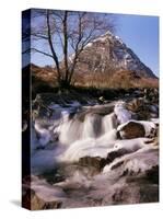 Mountain Stream, Highland Region, Scotland, United Kingdom-Simon Harris-Stretched Canvas