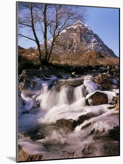 Mountain Stream, Highland Region, Scotland, United Kingdom-Simon Harris-Mounted Photographic Print