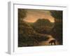 Mountain Stream-James W Johnson-Framed Giclee Print