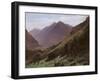 Mountain Study, c.1840-43-Alexandre Calame-Framed Giclee Print