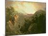 Mountain Sunrise, 1826-Thomas Cole-Mounted Giclee Print