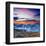 Mountain Sunset Landscape-null-Framed Art Print