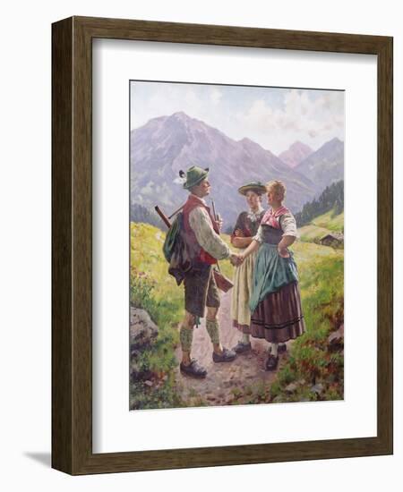 Mountain Sweethearts-Emil Karl Rau-Framed Giclee Print