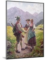 Mountain Sweethearts-Emil Karl Rau-Mounted Giclee Print